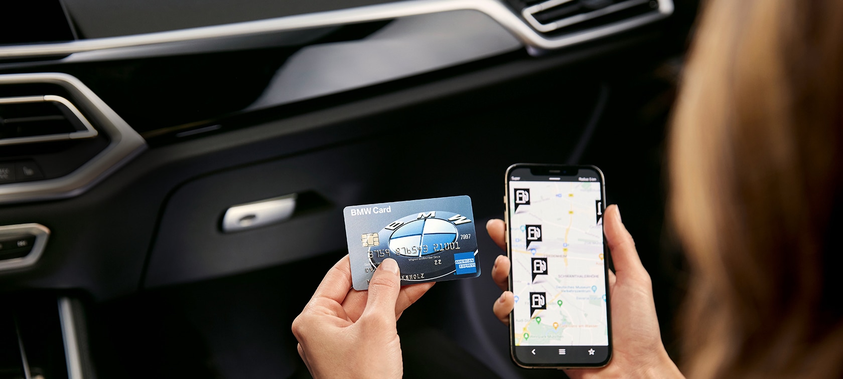 GETANKT. GESPART. BMW Card Amex